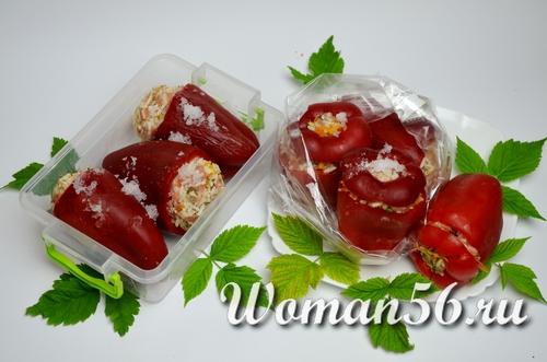 Как заморозить перец фаршированный. Как заморозить фаршированный перец