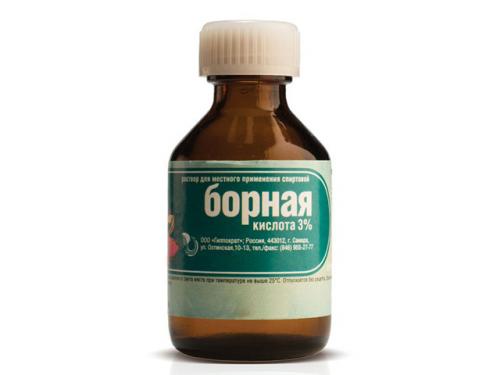 Борная кислота применение ухо. Борная кислота в ухо: когда можно капать и сколько