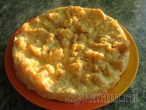 Цветная капуста в духовке диетическая. Диетическая запеканка из цветной капусты с сыром 04