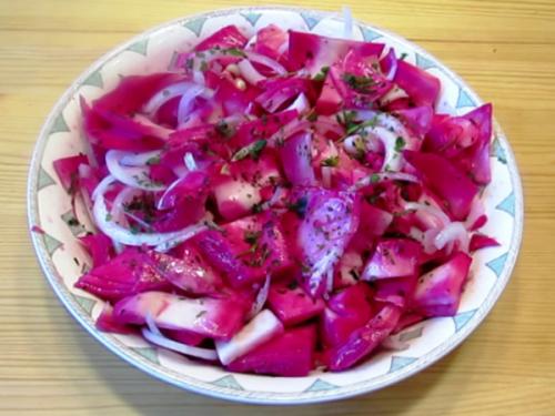 Краснокочанная капуста по-грузински. Капуста по-грузински со свеклой – очень вкусные рецепты маринованной капусты