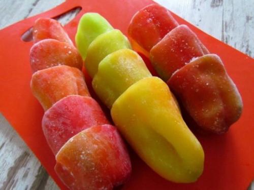 Как заморозить перец для борща. Способы заморозки свежего перца на зиму