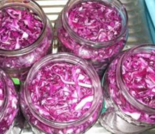 Рецепт заготовки из краснокочанной капусты. Краснокочанная капуста на зиму, лучшие рецепты