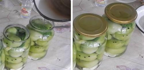 Зеленые помидоры квашеные в бочке. Квашеные зеленые помидоры в бочке 04