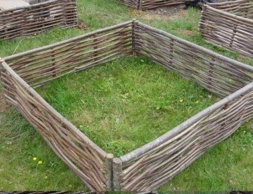 Вариант приподнятой грядки 01