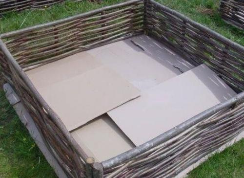 Вариант приподнятой грядки 02