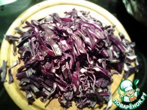 Красная капуста тушеная с медом и бальзамическим уксусом. Рецепт «Тушеная красная капуста»: