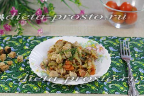 Можно ли тушить пекинскую капусту. Пекинская капуста тушеная с курицей 05