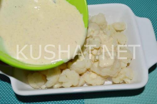 Цветная капуста в духовке со сметаной. Цветная капуста в сметане в духовке – рецепт