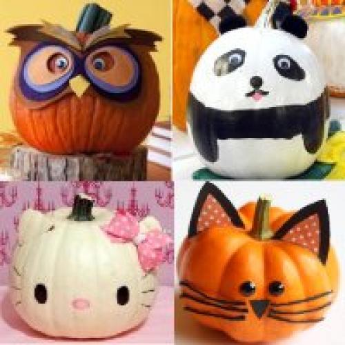 Поделки из тыквы своими руками. Поделки из ТЫКВЫ (84 фото) для сада и школы.