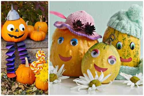 Поделка чайник из тыквы. Поделки из тыквы своими руками- идеи и мастер классы