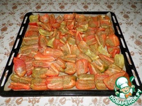 Как сушить болгарский перец на зиму. Вяленый болгарский перец на зиму