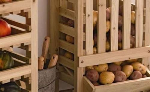 Ящик для картошки в коридор. Хранение картофеля в ящике, чтобы овощи оставались свежими, полезными и вкусными