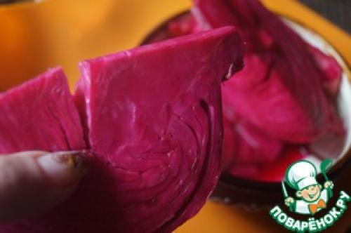 Грузинская капуста красная. Та самая капуста по-грузински