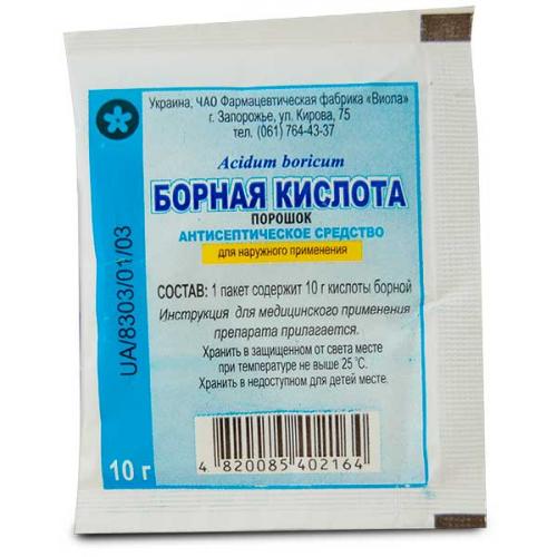 Борная кислота от тараканов жидкая. Свойства борной кислоты, действие препарата на насекомых