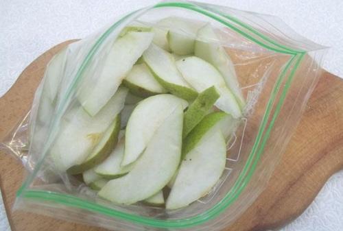 Замороженная груша на зиму. Подготовка фруктов к заморозке 13