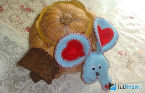 Как подготовить тыкву для поделки. Подготовка овоща 05