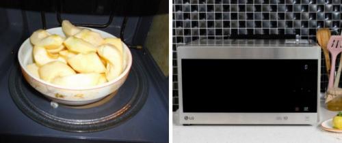 Как сушить яблоки в микроволновке. Сколько времени сушить яблоки?