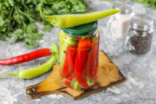 Горький перец на зиму без стерилизации. Маринованный горький перец на зиму