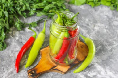 Горький перец на зиму без стерилизации. Маринованный горький перец на зиму