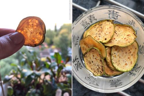 Как приготовить вкусные и полезные чипсы из кабачка в дегидраторе 02