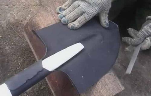 Как заточить лопату в домашних условиях. Дедовский способ заточки лопаты