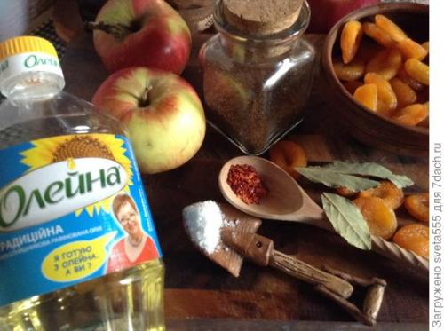 Какие соусы можно использовать для придания вкуса цукатам из яблок. Соус из кураги с яблоками