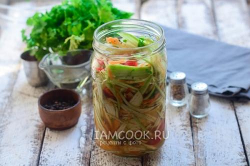 Кабачки по-корейски на зиму. Кабачки по-корейски с приправой для корейской моркови 39 Кабачки по-корейски на зиму. Кабачки по-корейски с приправой для корейской моркови 39