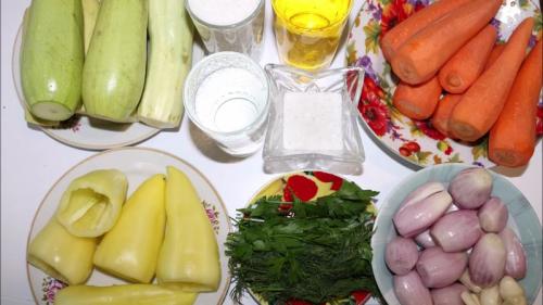 Кабачки по-корейски на зиму. Кабачки по-корейски с приправой для корейской моркови