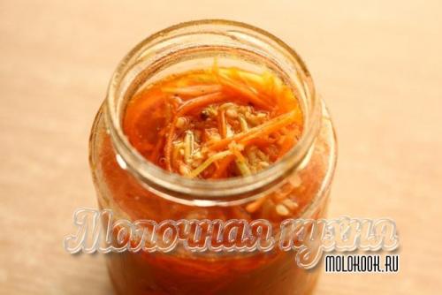 Кабачки по-корейски на зиму с болгарским перцем. Кабачки по-корейски на зиму – закрываем быстрым способом, без обязательной стерилизации