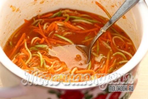 Вяленые кабачки по-корейски на зиму. Кабачки по-корейски на зиму – закрываем быстрым способом, без обязательной стерилизации