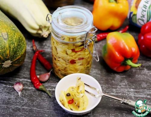 Вяленые кабачки по-итальянски. Заготовка из кабачков по-итальянски