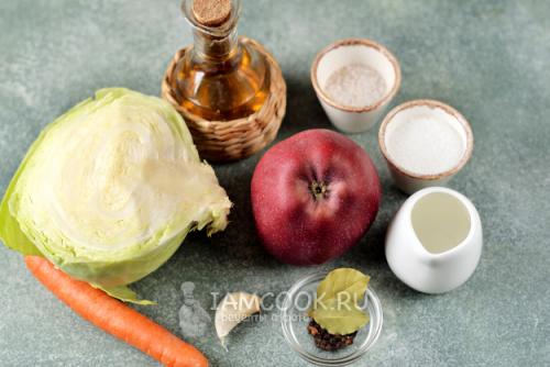 Капуста квашеная с яблоками на зиму. Способ квашения 08