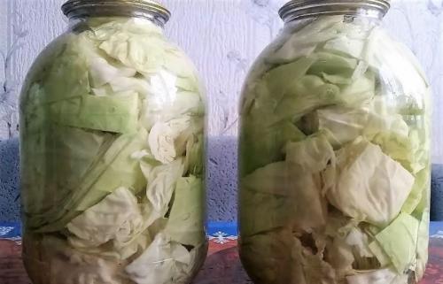 Капуста на зиму в банках, как свежая. Хрустящая капуста кусочками в маринаде — простой рецепт на зиму