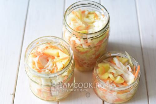 Капуста с яблоками на зиму. Маринованная капуста с яблоками на зиму 06 Капуста с яблоками на зиму. Маринованная капуста с яблоками на зиму 06