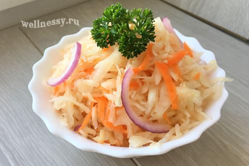 Квашеная капуста рецепт без воды. Вкусная квашеная капуста