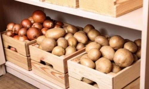 Где хранить картошку на кухне. Хранение в квартире