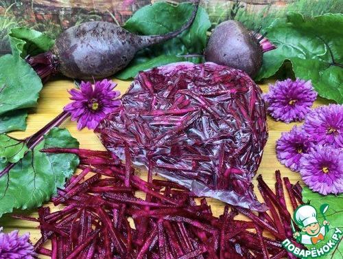 Как заморозить морковь и свеклу на зиму. Свекла на зиму 06