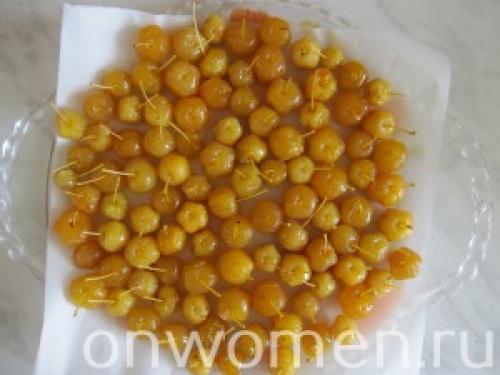 Райские яблоки вяленые. Цукаты из райских яблочек: пошаговый рецепт с фото