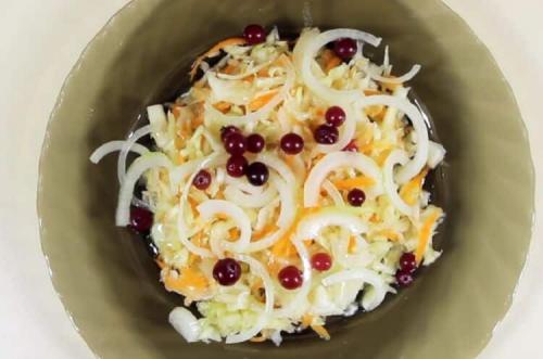 Необычное сочетание вкусов: как приготовить квашеную капусту с яблоком и клюквой 18
