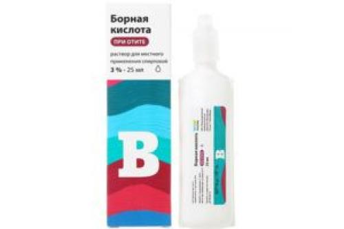 Сколько капать в ухо борной кислотой. Как применять борную кислоту? 01