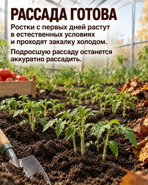 А что, если подготовить рассаду томатов ещё с осени? 07