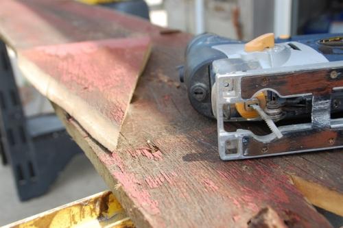 Оригинальная работа - столик для дачного быта. 02