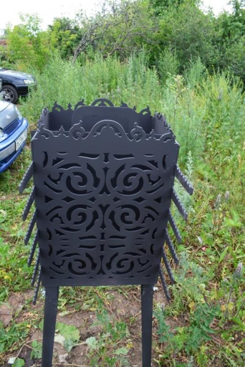 А как вам такой мангал 2 в 1, обычный мангал в сочетании с новинкой - вертикальный мангал!