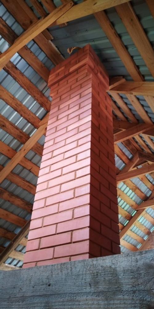 Процесс кладки банной печи с регулируемым нагревом бака. 09