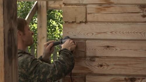 Свой домик покрасил! 01