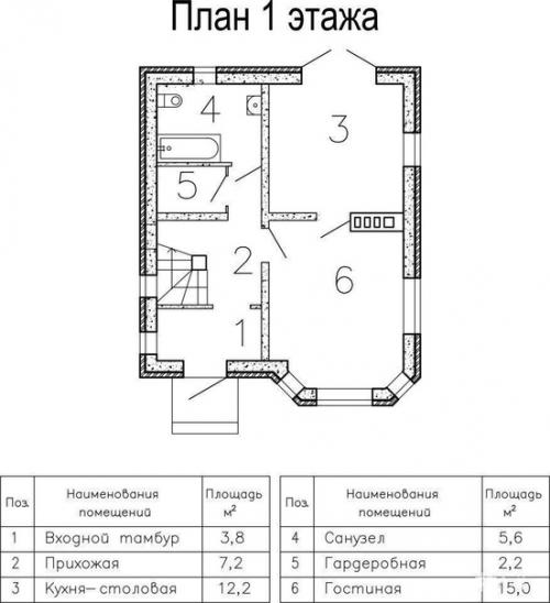 Компактный дом с удобной планировкой. 03