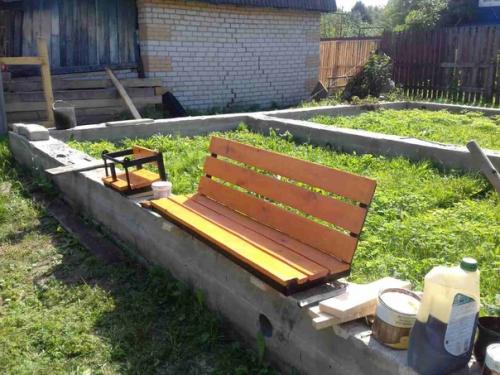 Сделал надёжные качели для семьи на даче. 02