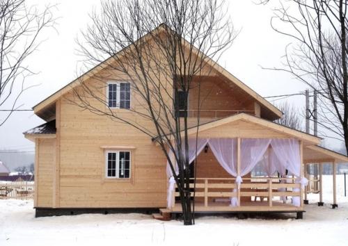 Двухэтажный каркасный дом на даче - строили своими руками (площадь 124 кв. 04