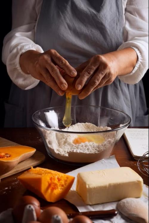 Тыквенный пирог.  Ингредиенты: 02 Тыквенный пирог.  Ингредиенты: 02