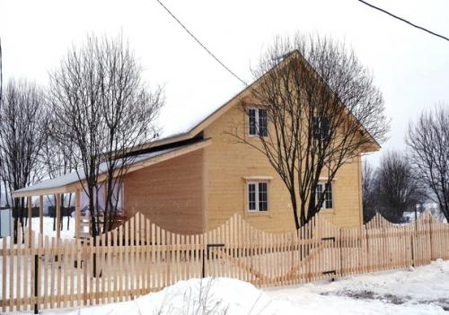 Двухэтажный каркасный дом на даче - строили своими руками (площадь 124 кв. 01